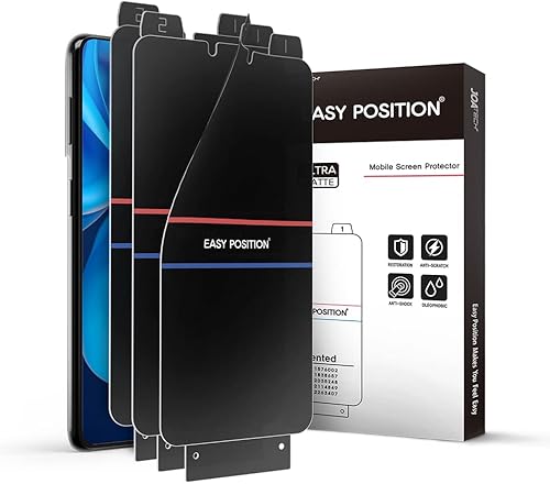 Miniatura 1 de EASY POSITION Protector de pantalla patentado Protector de pantalla (paquete de 3) para Samsung Galaxy S22, mate antirreflejos, compatible con