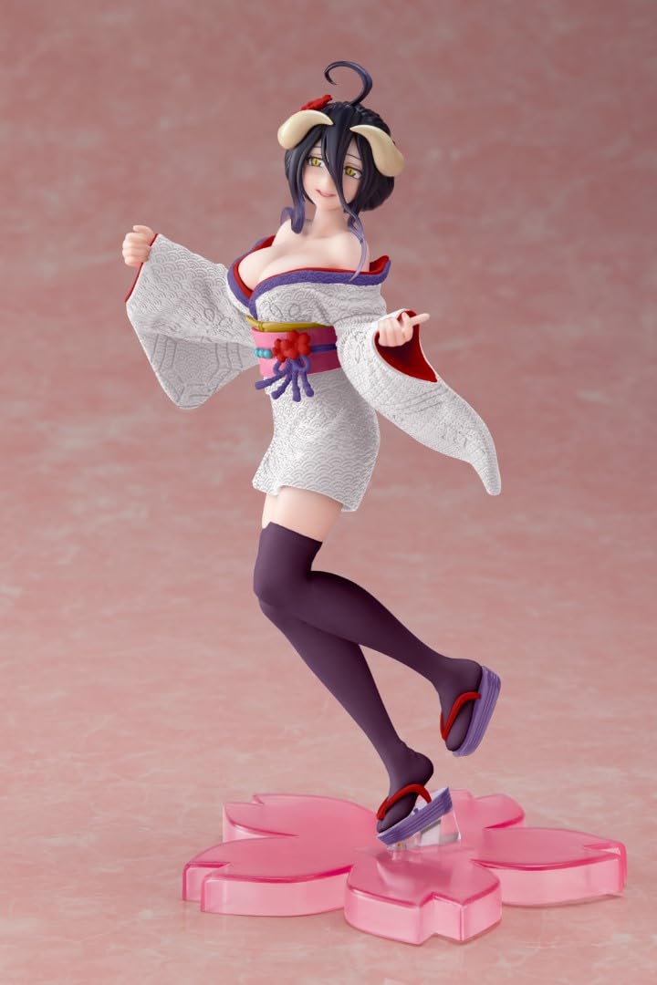 Amazon.com: Taito-Overlord Coreful Figure - Albedo (Sakura Kimono