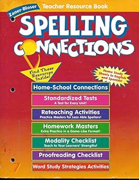 Paperback Teacher Resource Book Gr7 (Zaner-Bloser SPELLING CONNECTIONS) Book