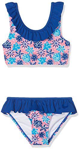 Preisvergleich Produktbild Playshoes Mädchen UV-Schutz Bikini Veilchen Zweiteiler, Mehrfarbig (LACHS 41), 86 (Herstellergröße: 86 / 92)