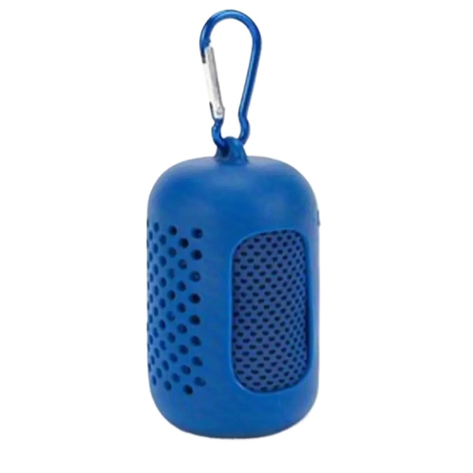 Toalla Circular Envuelta en Silicona, Toalla refrescante, Toallas de Secado rápido, Accesorios Playa, Deportiva for Fitness, 1 Unidad para Los Amantes del Yoga(Blue)
