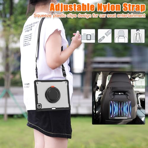 Étui iPad Pro 12.9 protection antichoc transparente sangle réglable - 3