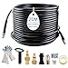 20m Universal Rohrreinigungsschlauch Set, 5800 PSI/400 bar,Rohrreiniger Premium Set mit Adapter und Düsen&Handschuhe,kompatibel mit Kärcher k2-k7, Lavor, Bosch Hochdruckreiniger