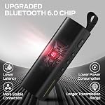 Monster S290 Haut-parleur Bluetooth, haut-parleurs Bluetooth portable avec 30W Son stéréo, Bluetooth 6.0, 20H L'heure du jeu, TWS Accompagnement, soutien AUX/TF Carte, IPX6 Haut-parleur sans fil étanche pour la maison, voyage