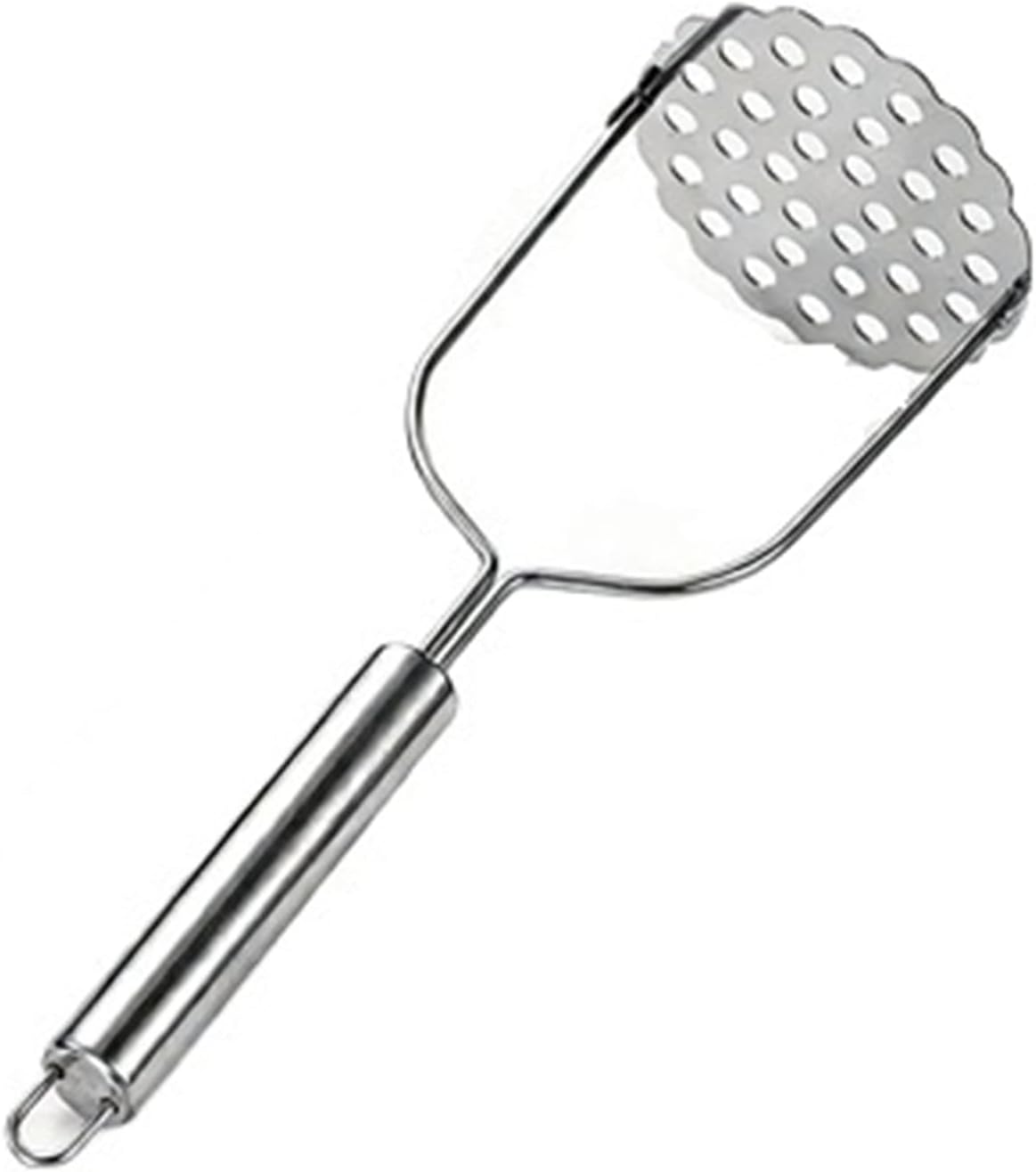 Stainless Steel Potato Masher – Manual Vegetable Press & Food Crusher for Sweet Potato, Pumpkin & Avocado(Flower shape)