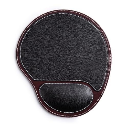 IWHBCBOIX Circular Wrist Guard Pad Leather Office Anti Slip Game