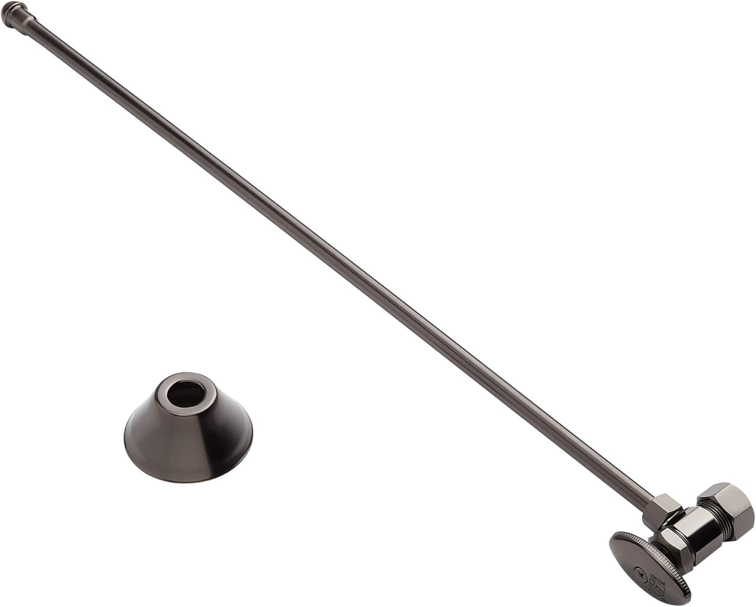 Signature Hardware 484075 Toilet Supply Kit with 5/8" OD X 3/8" OD Angle Stop