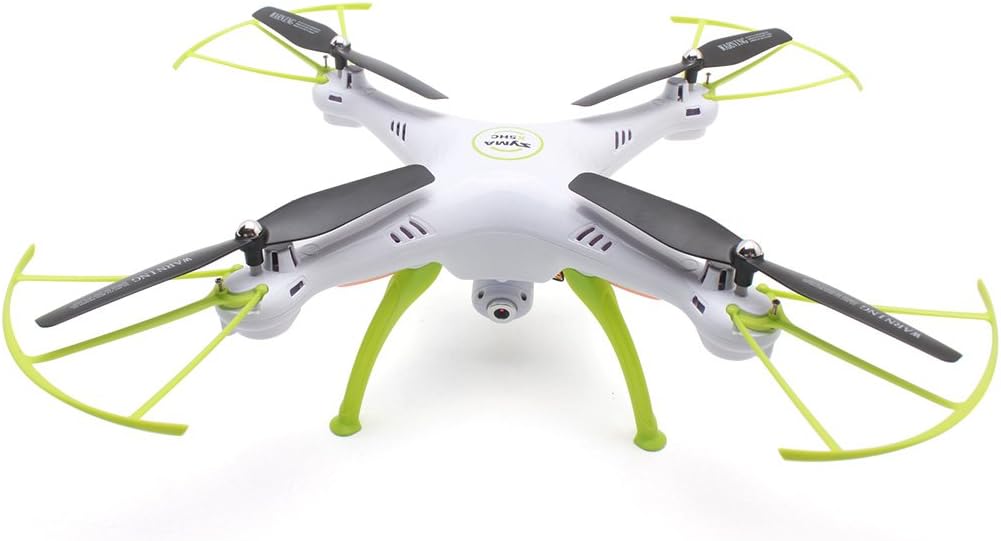 SYMA X5HC RC Quadcopter Drone with 2.0MP HD Camera Barometer Altitude Hold Headless, White