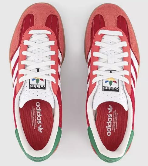 adidas Originals Gazelle Indoor Mens Sneaker (Red Olympic, 12)2