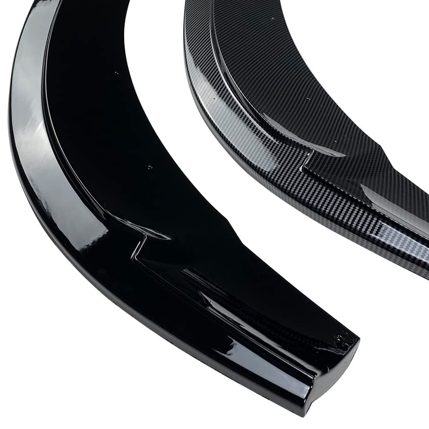 AMAIR Auto Frontlippe Frontspoiler für Mercedes-Benz CLA-Class C117 CLA200 260 CLA45 AMG 2013-2015,Frontlippe Spoiler Protector Car Styling Karosserie-Anbauteile,A/Carbon Fiber