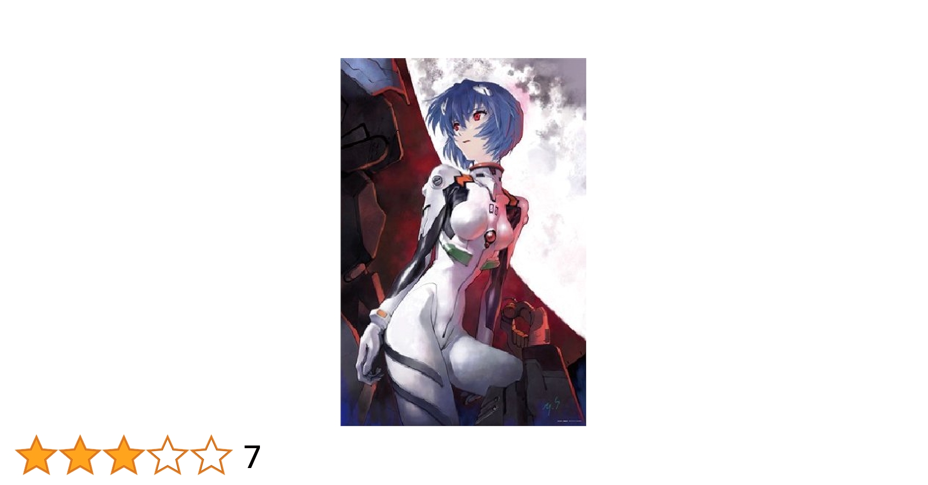 REI♡ Yoshiyuki Sadamoto Collection Jigsaw Puzzle 1000 Ayanami Rei