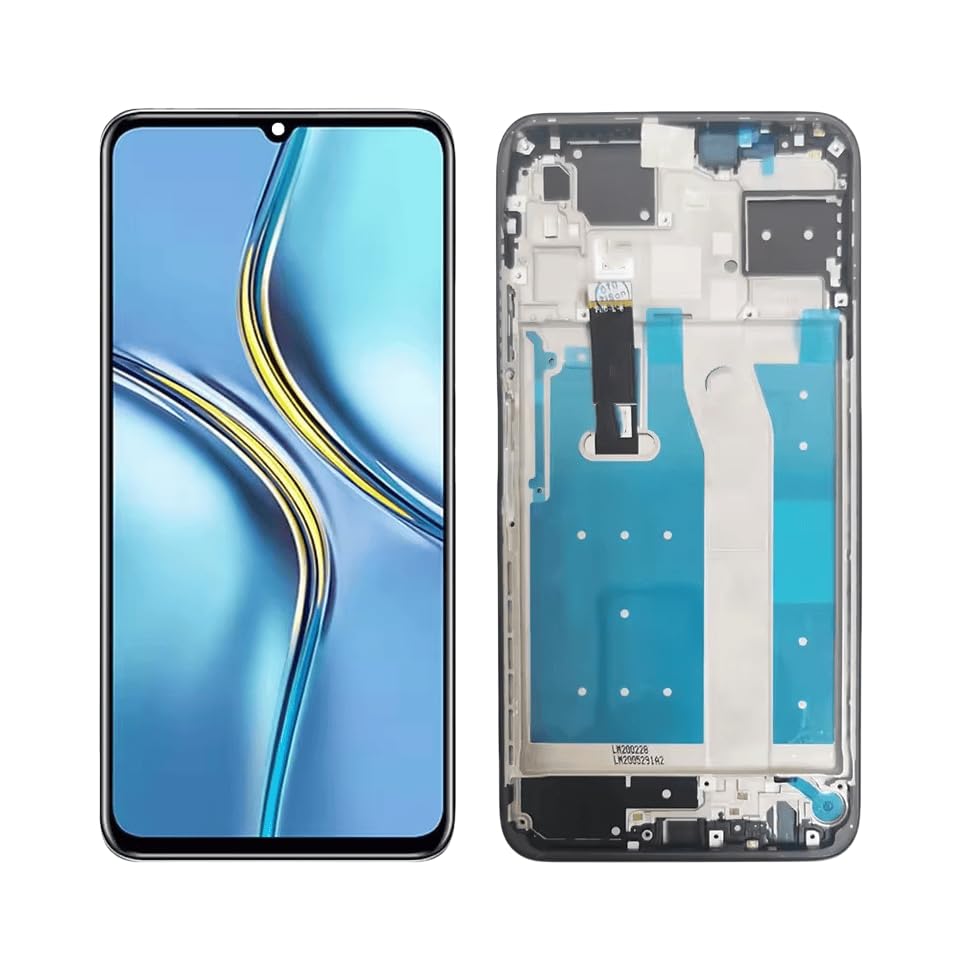 Écran LCD Honor X30 Max avec châssis argenté YOOOKOOO pour réparation KKG-AN70