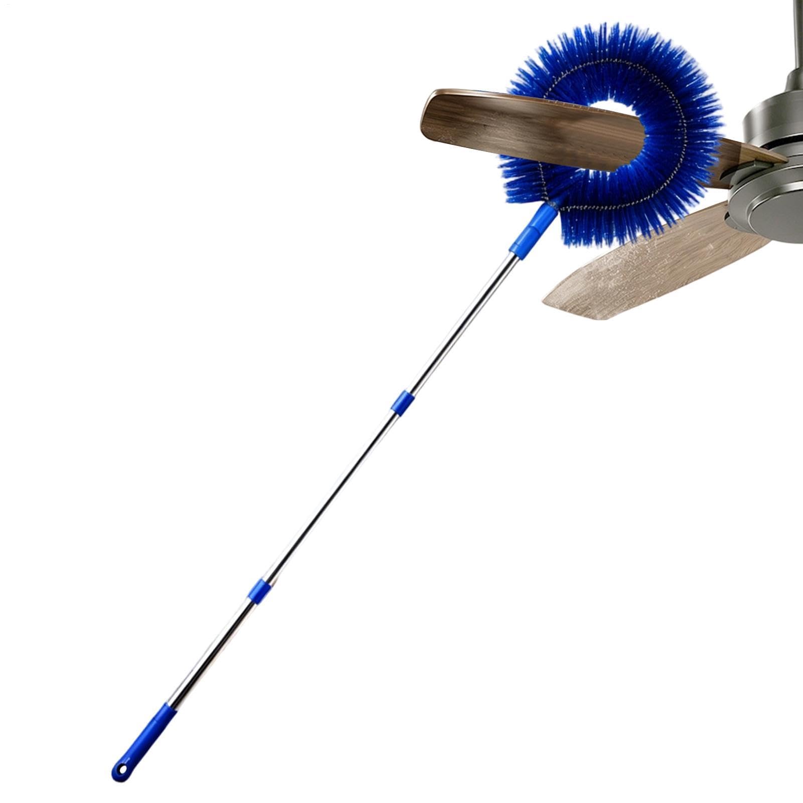 Plumero para ventilador de techo lavable con mango extensible atrapapolvo electrostático