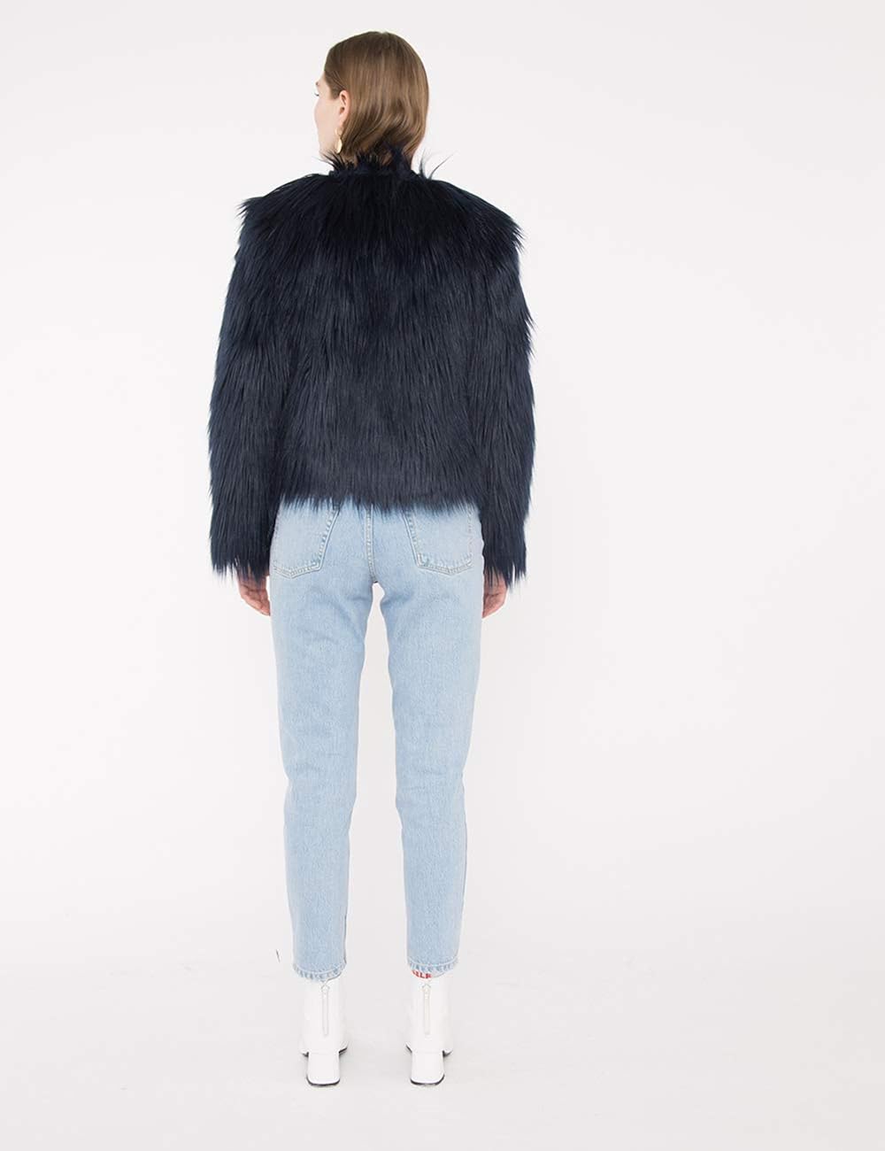 mongolian faux fur jacket