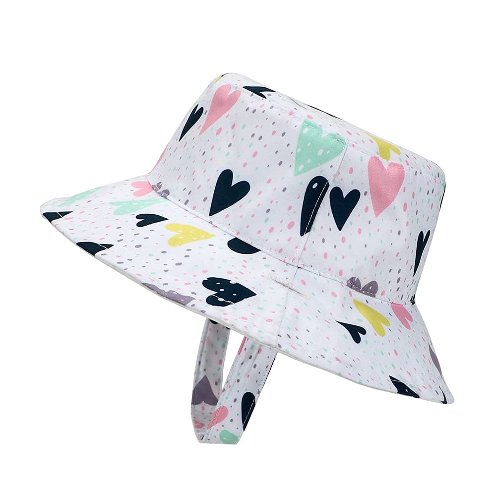 MASOCIO Sombrero Sol para Bebé Niños Reversible Verano Gorro de ala Ancha Protección Solar para Exteriores Playa