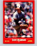 1988 Score #315 Scott McGregor - Baltimore Orioles