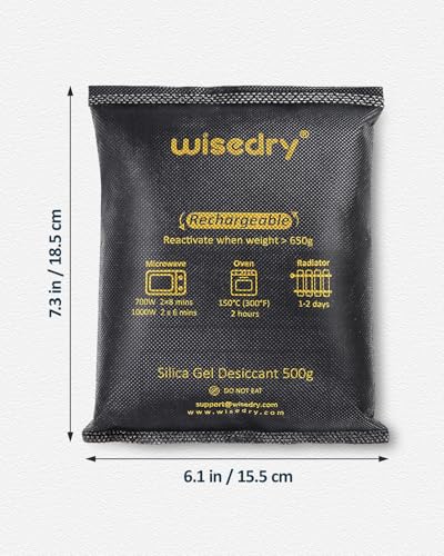 Wisedry Rechargeable Silica Gel Packs