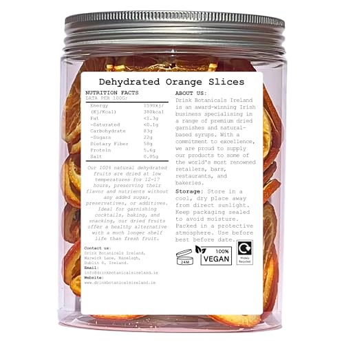 Ramillete comestible de flores secas y rodajas de naranja, 200 g miniatura 5