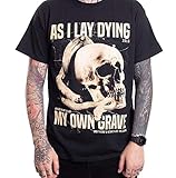 grave upheaval shirt  As I Lay Dying - Snake Grave - T-Shirt-Medium