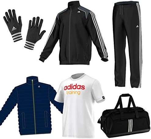 Amazon 15年福袋 アディダス Adidas アウター ウィンドブレーカー上下が入るメンズ6点入り福袋 Adidas M 15 O ワンカラー 福袋 通販