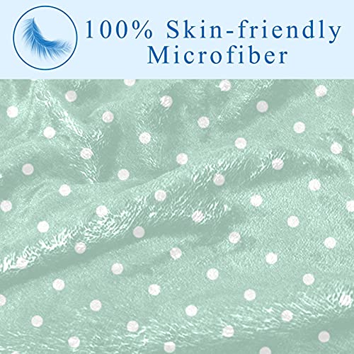 Couverture douce vert menthe pour des moments cocooning chaleureux