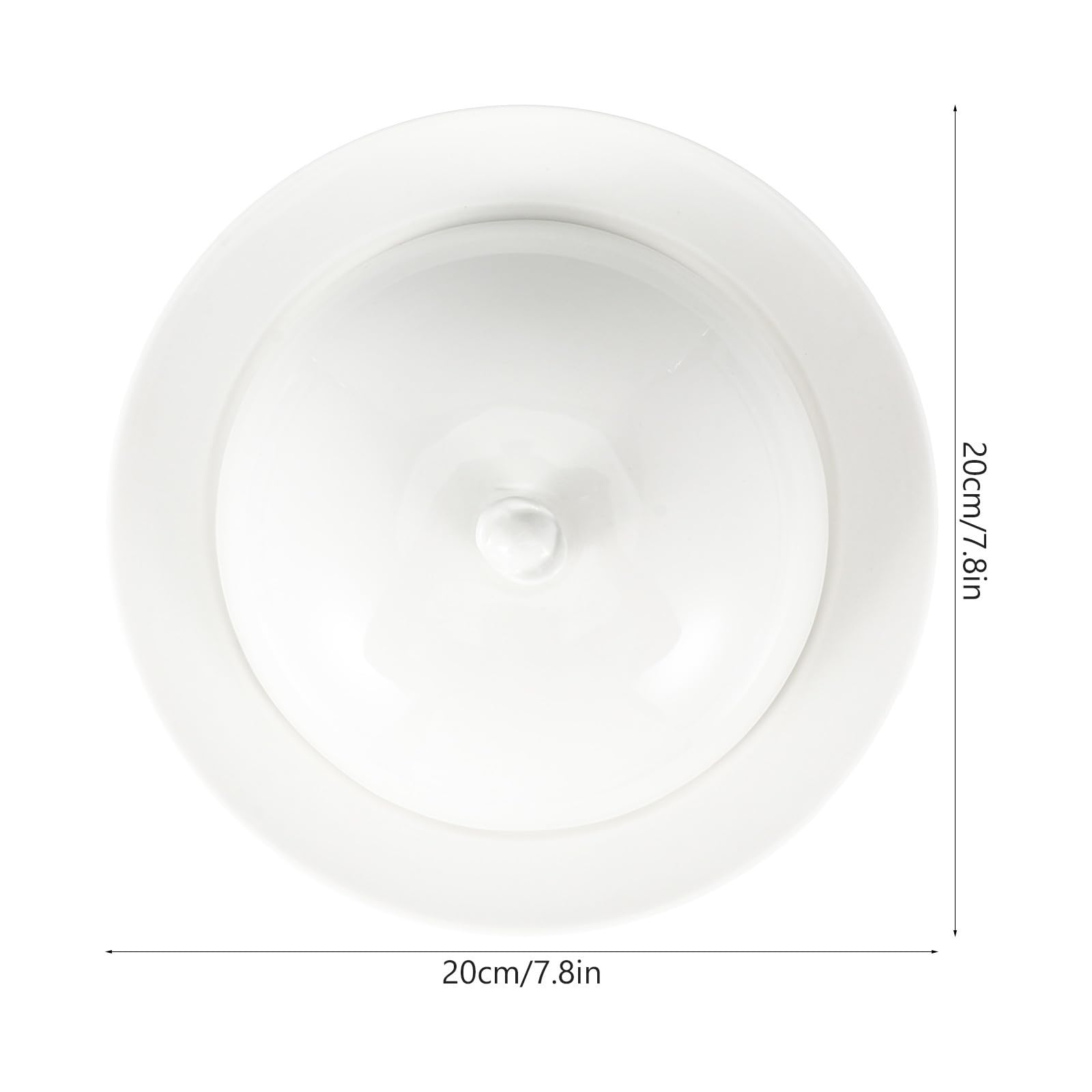 Artibetter Plato de Cerámica con Tapa para Bistec de Restaurante, Diseño Elegante y Duradero, Vajilla Moderna y Ecológica para Servir en Hogar o Restaurante