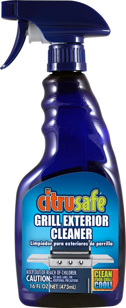 Citrusafe Exterior Grill Cleaner 16 oz bottle front view