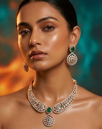 TUSSYA BY SHREYA green lab-grown diamond jewellery – image 5