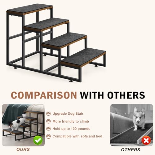 Dog-Stairs-for-Small-Dogs-4-Steps-Pet-Stairs-for-High-Bed-and-Couch-Sofa-Non-Slip-Dog-Stairs-for-Small-Dogs-Older-or-Injured-Pet-Industrial-Brown - Cucciolini Doodles   Dog-Stairs-for-Small-Dogs-4-Steps-Pet-Stairs-for-High-Bed-and-Couch-Sofa-Non-Slip-Dog-Stairs-for-Small-Dogs-Older-or-Injured-Pet-Industrial-Brown