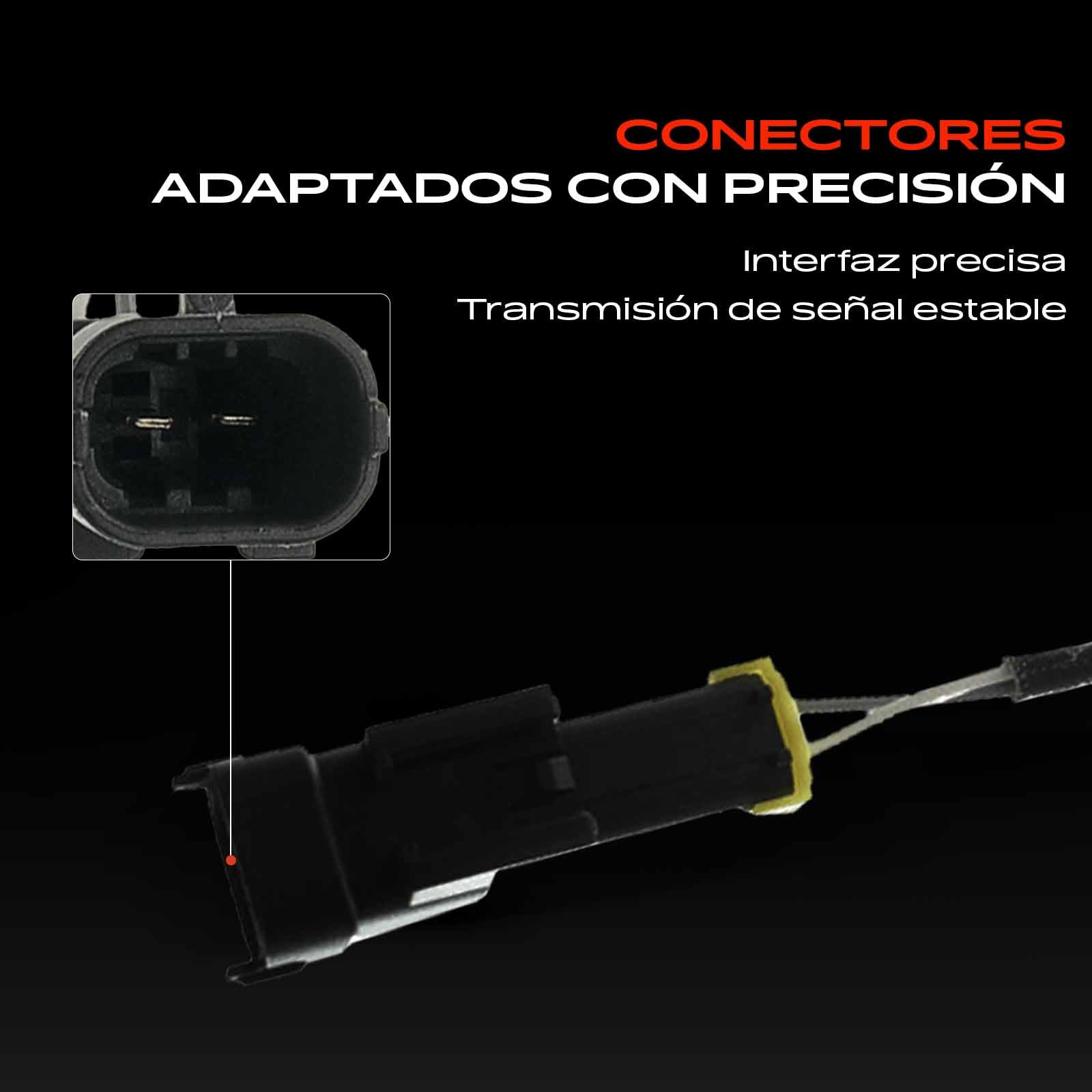 Frankberg Sensor de temperatura de gases de escape 2 Polos Compatible con 9-3 cabrio YS3F 9-3 Touring E50 9-3 D75 D79 E79 YS3F 9-3X YS3 Replace# 7451948,55557052