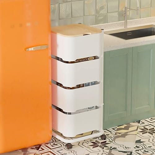 BHVXW - Carrito de cocina, estante de almacenamiento para muebles de sala de estar, mesa auxiliar (color  D, tamaño 28.7in*11.4in) disponible en Yaxa Guatemala