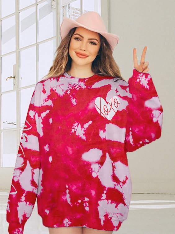 ASTANFY Valentine's Day Sweatshirt Valentines Shirt Women Be My Boo Shirt Valentines Gifts Long Sleeve Tee Tops - Image 5