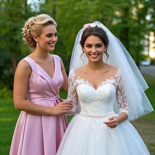 Sparkly Bling Rhinestone Belts for Women Formal Dress, Handcrafted Bridal Wedding Crystal Waist Belt4