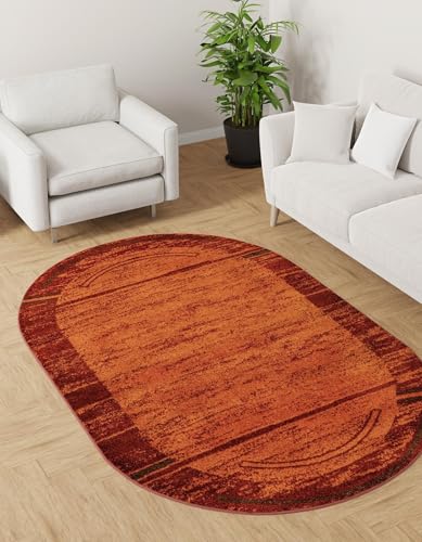Tapete decorativo Unique Loom Autumn Collection ovalado 96 x 63 in miniatura 1
