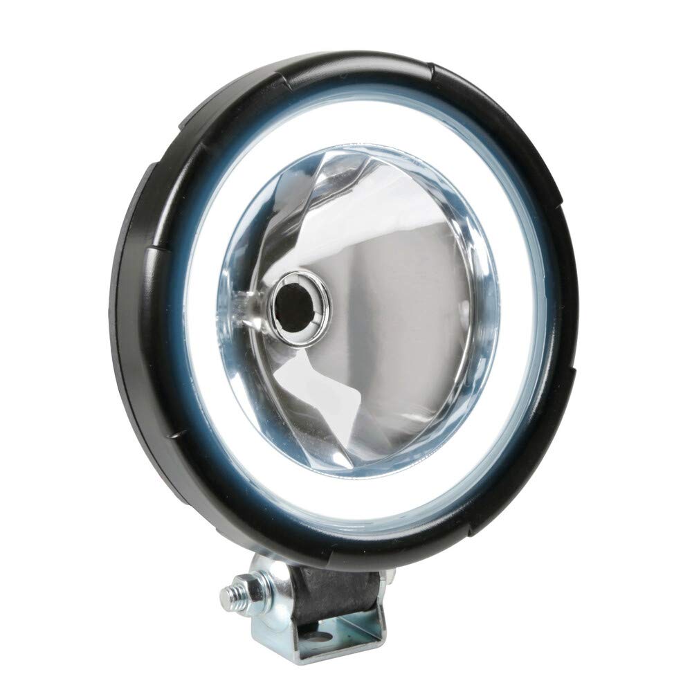 Faro rotondo a lunga portata Saturn 12/24 V + luce notturna Angel Eyes