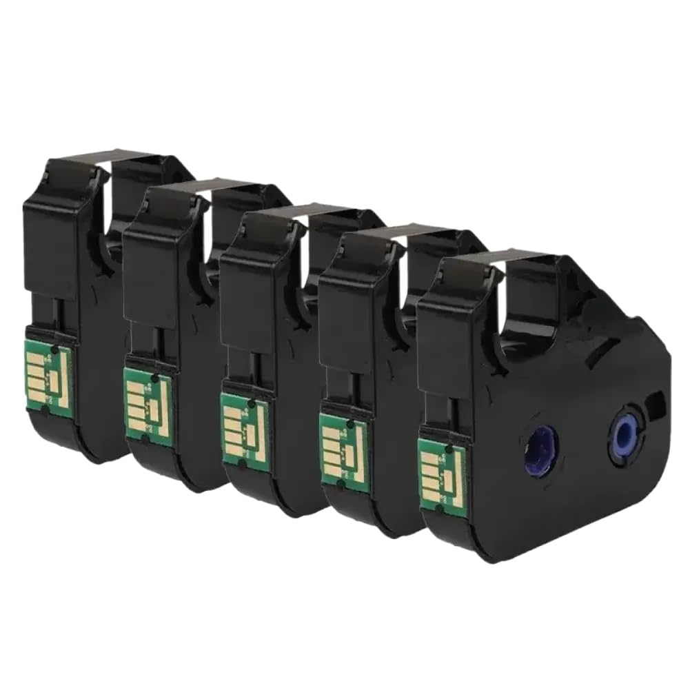 Nastro Compatibile Con MK-RS100B PT-200BK ID M-11C M-1STD M-1PRO Mk1000 Mk2000 Mk1500 MK2500 Nero(5PCS)