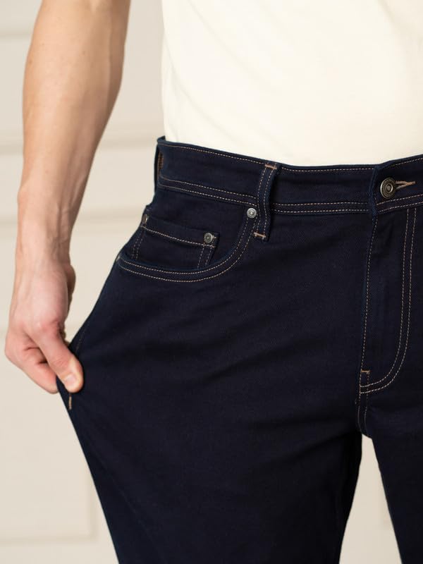 Image of The Pant Project Luxury Relax Fit Stretchable Jeans for Men | Mens Stylish Denim Cotton Jeans
