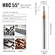 1.5mm CNC Fräser Schaftfräser Hartmetall 4 Schneiden, 5 Stücke TiSiN Coat Spiralfräser Bit VHM Bohraufsätze Mit 4 Rillen，55 HRC Schneide Schaftfräsersatz Drill für Aluminiumlegierung, Stahl, Kupfer