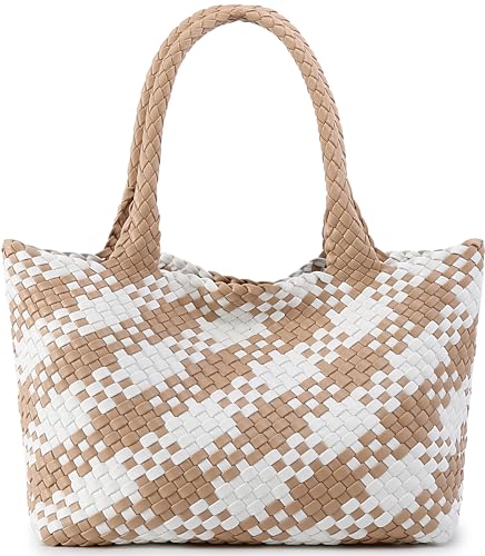 Image of Queenoris Shoulder Bags for Women, Fashion Purses and Handbags Top Handle Vegan Leather Shopper Satchel Large Travel Tote Bag | TOP HANDLE