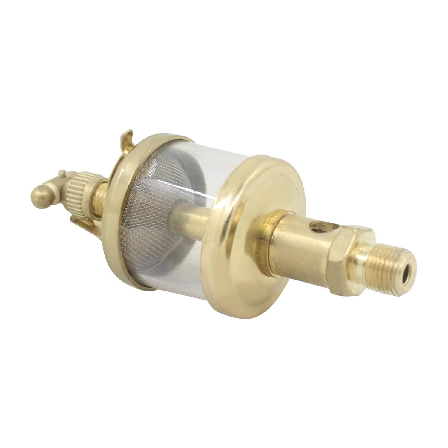 Oliatore A Goccia Automatico 50 Ml – Serbatoio Trasparente Con Valvola A Spillo, Filettatura 14 Mm, Per Lubrificazione Macchine