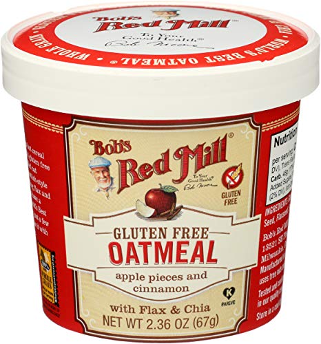 Bob's Red Mill Gluten-Free Apple Cinnamon Oatmeal, 2.36 Ounce, Pack of 12 - image 1
