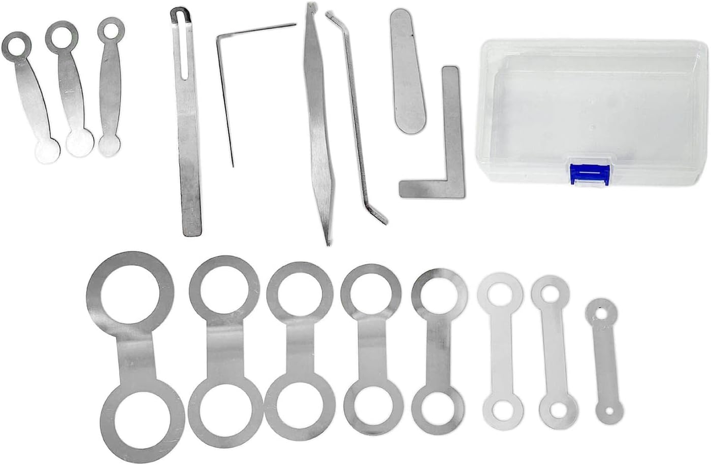 Ｈｅｌｌｅｒｙ サックス用収納ボックス付きステンレススチール実用サックス修理ツールキット