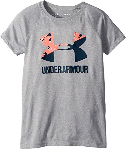T-shirt Under Armour fille sport manches courtes gris S
