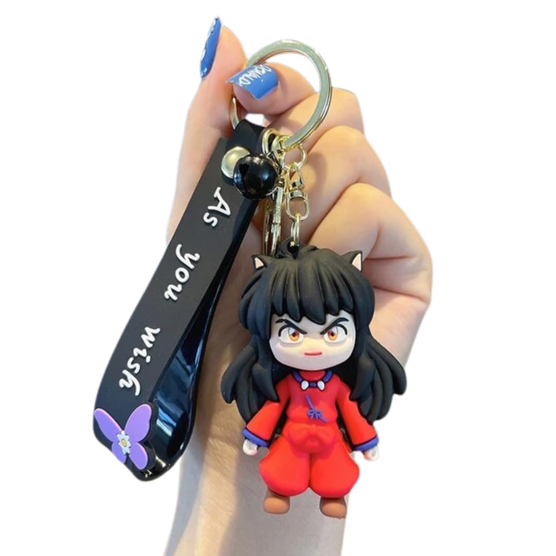 Kawaii Kart | Inuyasha Chibi Premium 3D Rubber Keyrings - Inuyasha Human Form | Cute And Quirky Anime Keychain Suitable to use as Bag Charm, Car Keychain, Bike Keychain (B0CRS67WPT) Amazon Price History, Amazon Price Tracker
