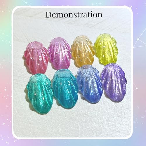 Gel translúcido para uñas kit 8 colores 5g c/u miniatura 4