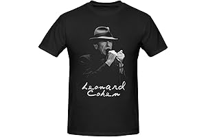 Leonard Cohen T-Shirt: A Timeless Tribute to the Master of Music and Poetry!