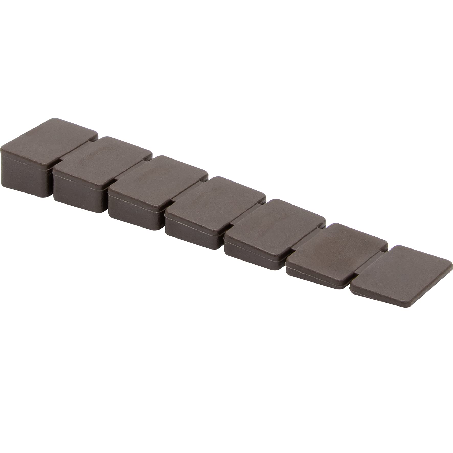 Wagner Door Wedge/Doorstop CUTSTICK 9pcs. Set, 75 x 7 mm, Brown Wedge Made of high Class Synthetics