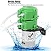 Peristaltic Pump Professional Dual Head Liquid Transfer Pump High Precision Dosing Circulating Pump for Aquarium Lab Industrial Use 1x3mm Silicone Tube Plastic Construction (DC24V)