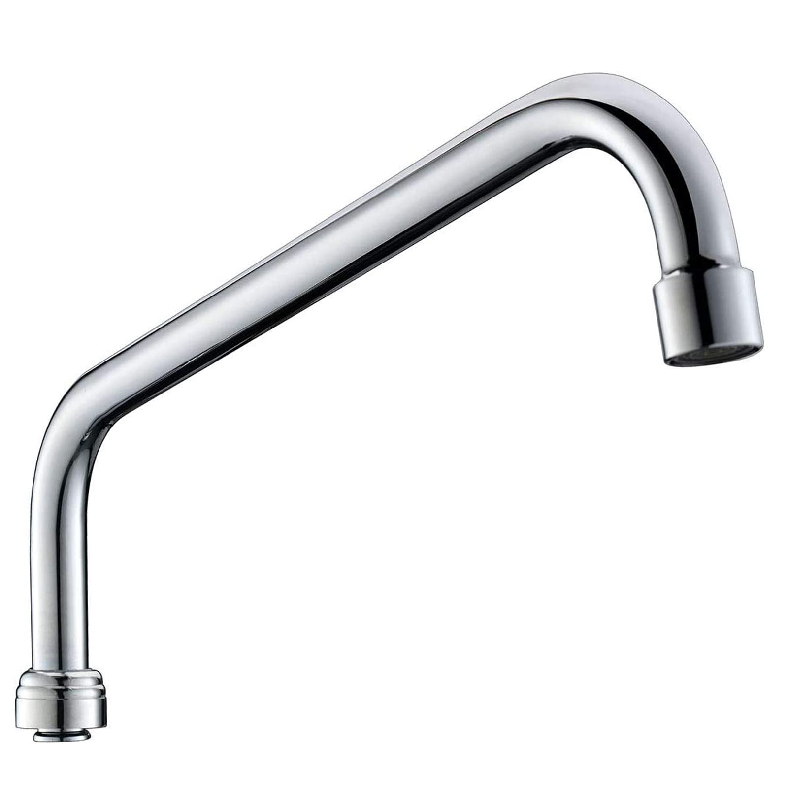 JZBRAIN 10" Swivel Spout Gooseneck for Commercial Faucet Wall Mount