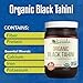 Kevala Organic Black Tahini - Double Size Gluten Free Black Sesame Paste for Cooking and Baking at Home, Source of Calcium and Dietary Fiber, For Stir-Fry Dishes and Making Dark Organic Hummus, 32 oz